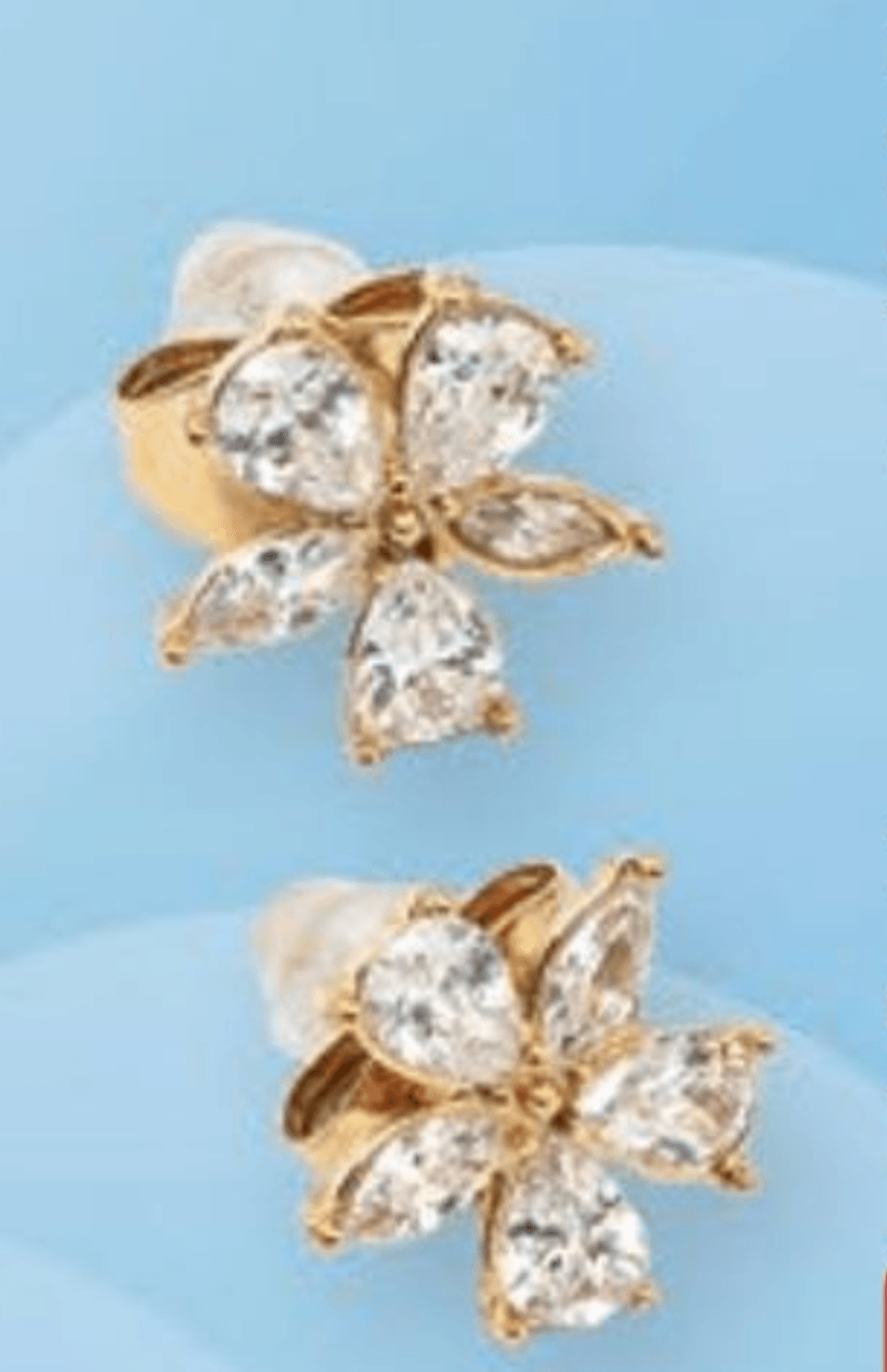 Ivančica Pahor naušnice od nehrđajućeg čelika s biserima, zlatne