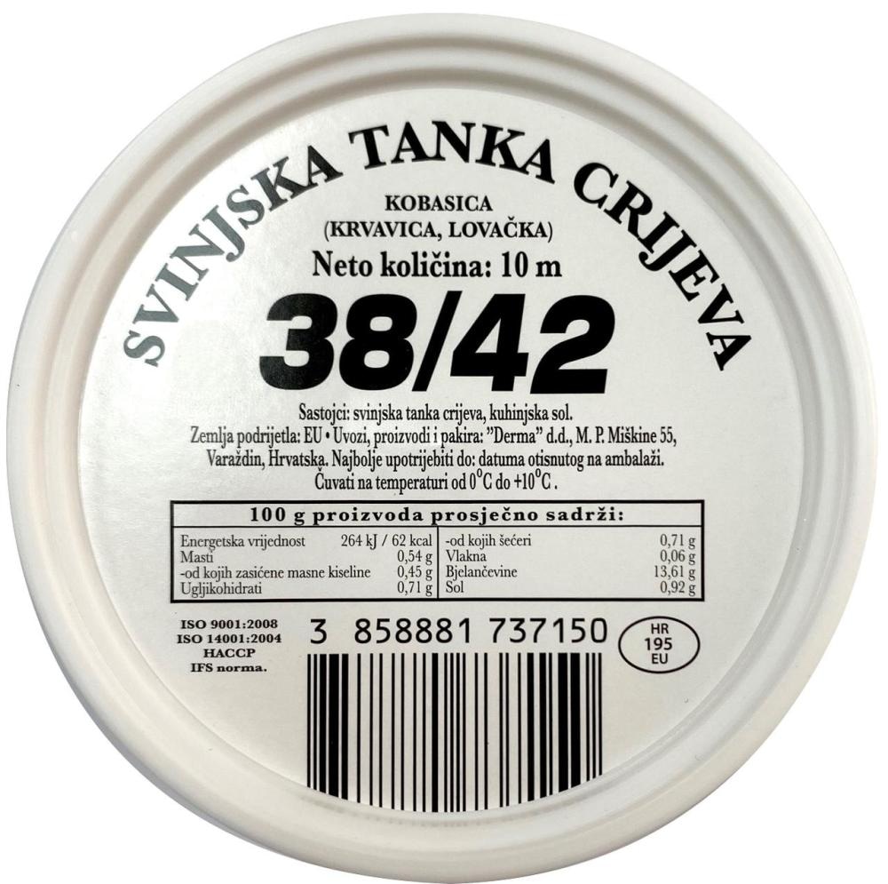 Crijeva svinjska VP 38/42 A 1 pak