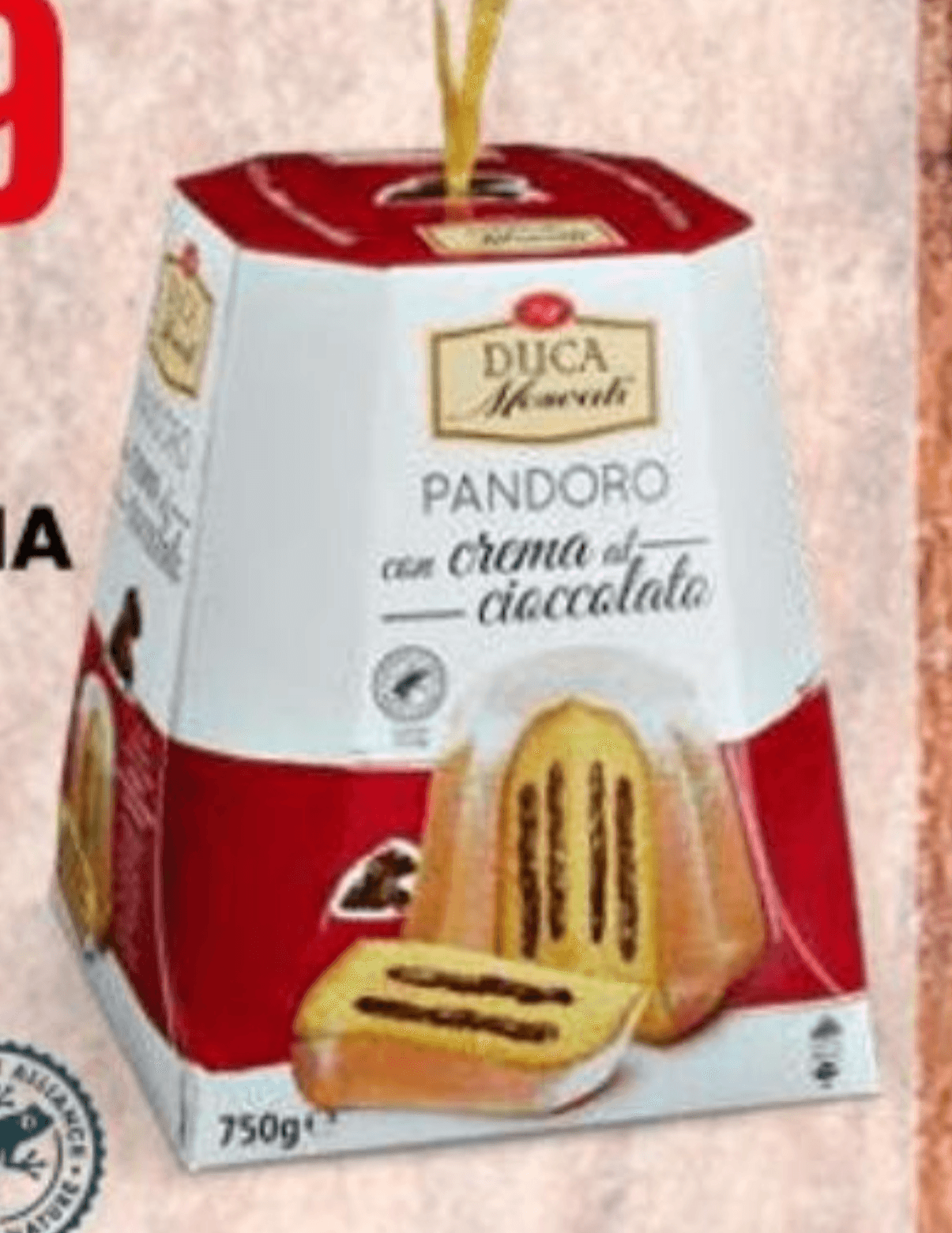Duca Moscati Pandoro čokoladna krema 750 g