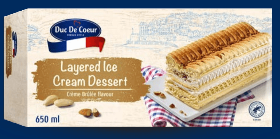 Crème Brûlée sladoledni desert 650 ml - Akcija u trgovini Lidl