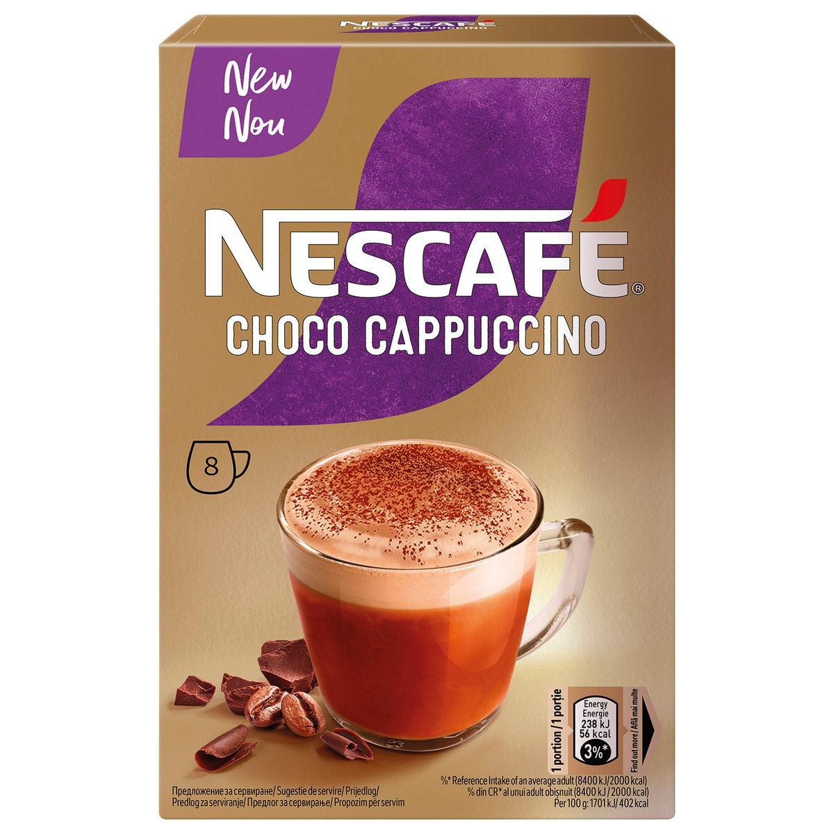 Nescafe Cappuccino Choco, Irish, Vanilla 112g - Akcija u trgovini Vrutak