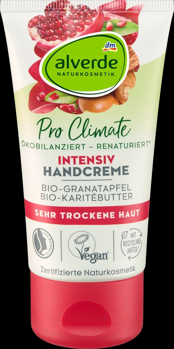 alverde Intensiv krema za ruke nar i karité maslac 75 ml - Akcija u trgovini Dm