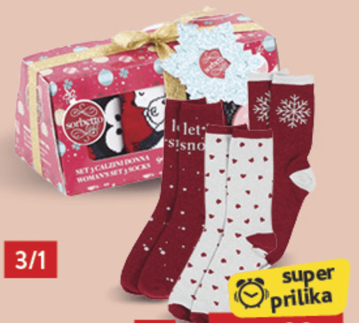 SOIL Ženske čarape 3/1 set