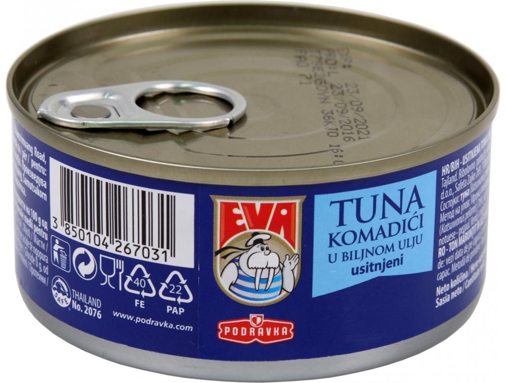 Eva Tuna Steak 160/104g - Akcija u trgovini Konzum