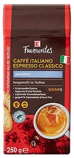 Kava Espresso Italia 250 g - Akcija u trgovini Kaufland