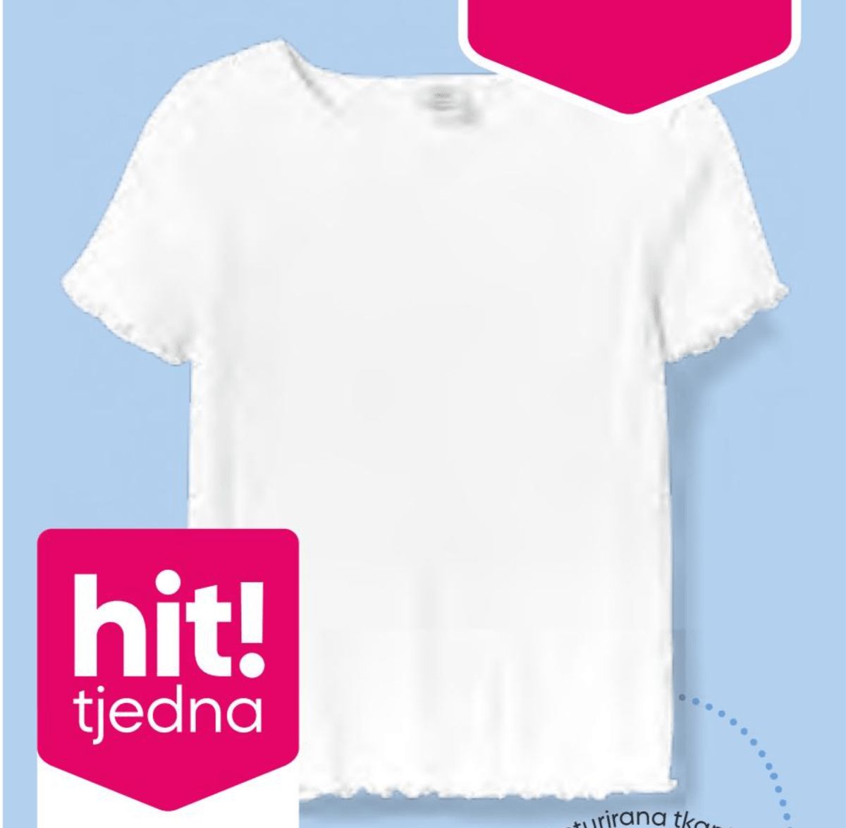 Majica kratkih rukava za djevojčice - Akcija u trgovini Pepco