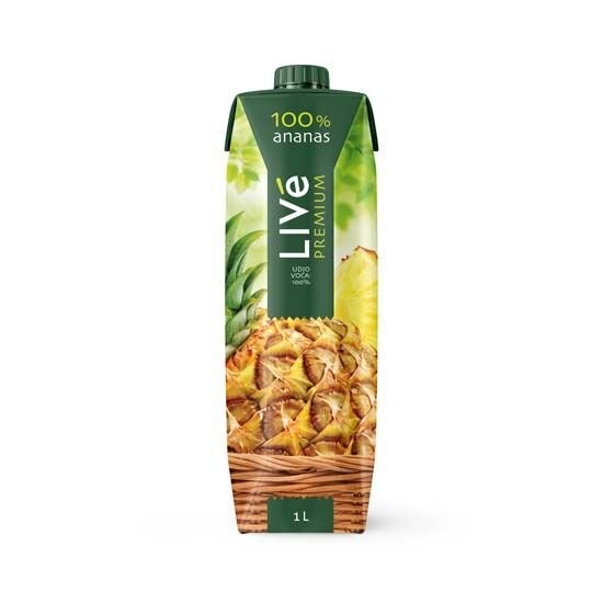 Live Sok 100% ananas 1 l
