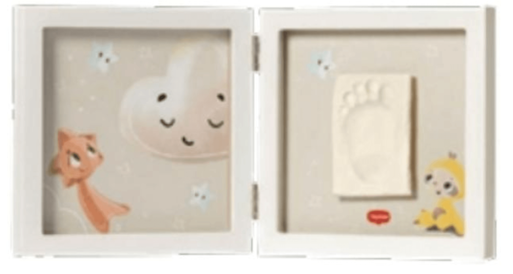 Dvostruki okvir za otisak, bijeli