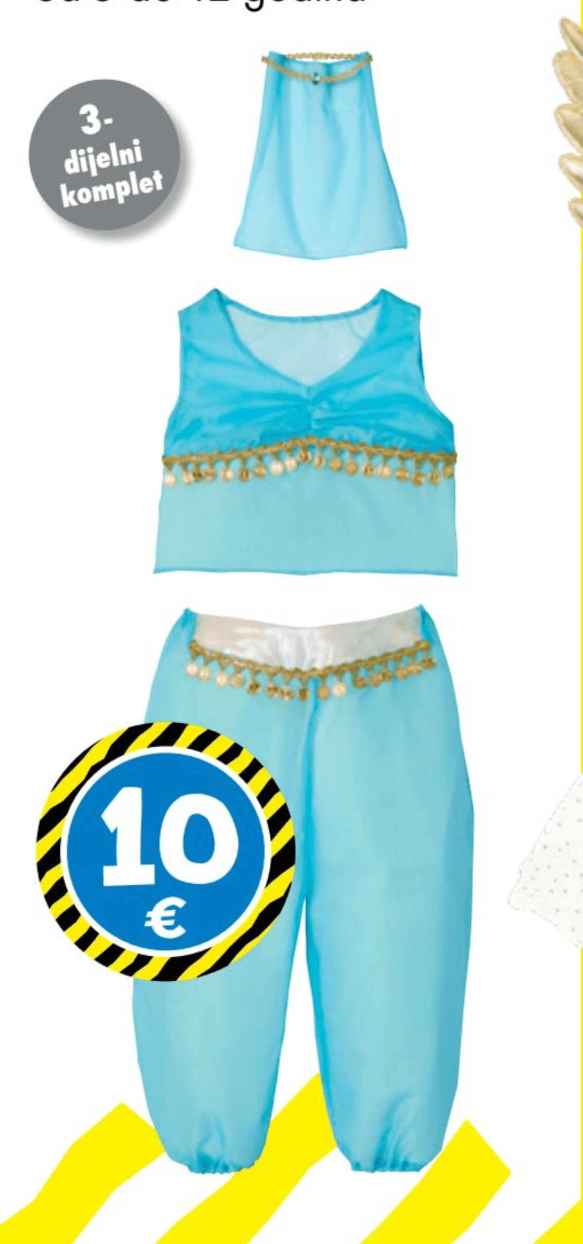 Dječji kostim princeza Orijenta - Akcija u trgovini Tedi