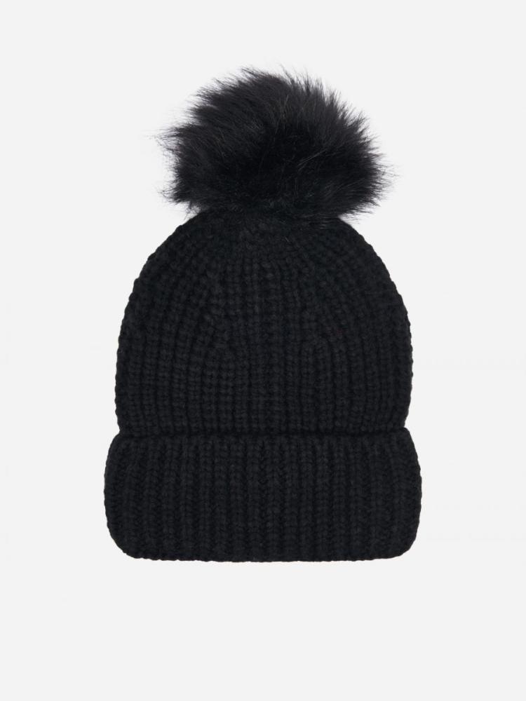 kapa crna s pomponom 1 kom.