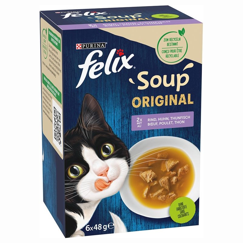 Hrana za mačke Felix Soup Original 48 g