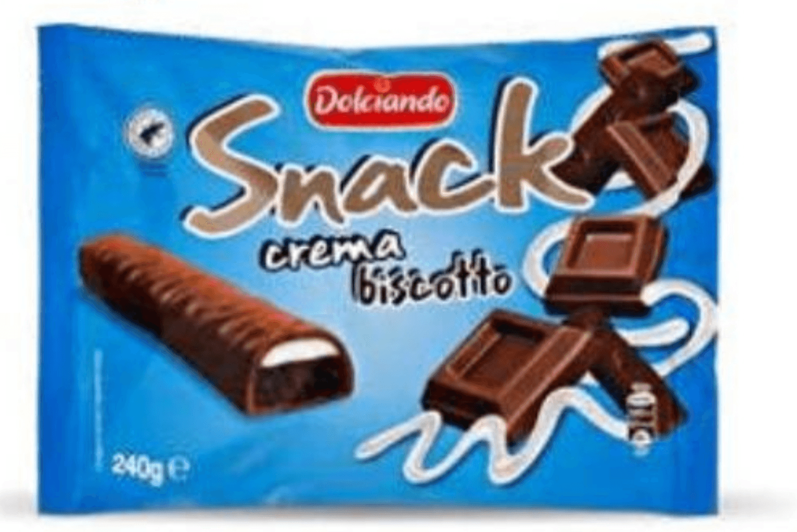 Dolciando Čokoladni keks s kremom 240 g