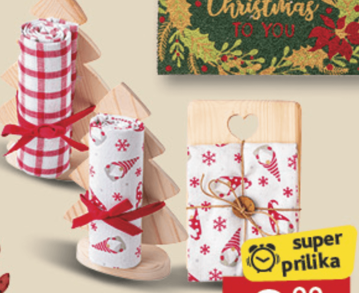 Krpa s podloškom set