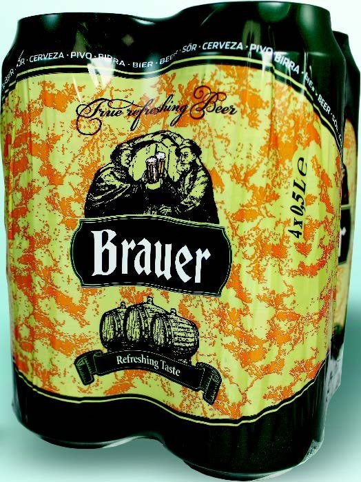 Pivo Brauer 4 x 500 ml - Akcija u trgovini Boso