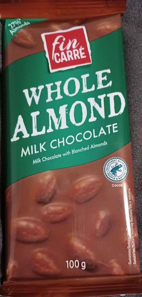 Fin Carré Whole Almond Chocolate