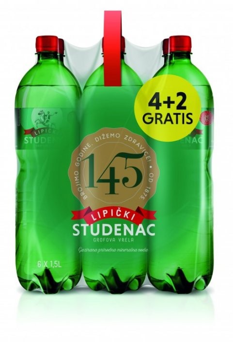 Studena ili Studenac Prirodna mineralna voda 6x 1,5 L