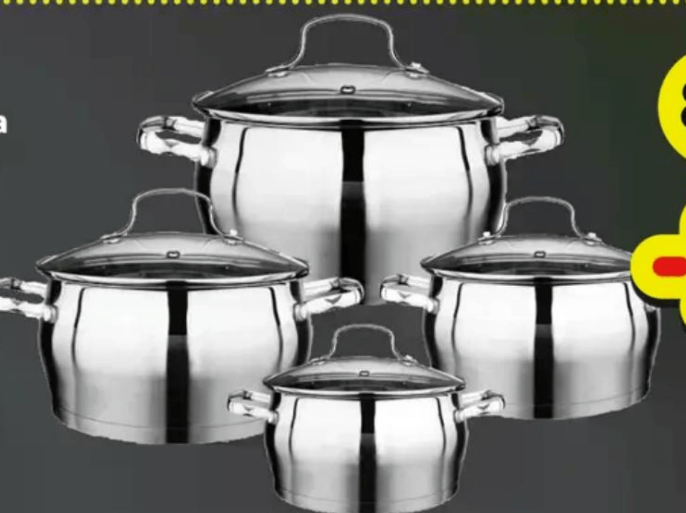 Set posuda za kuhanje 8x