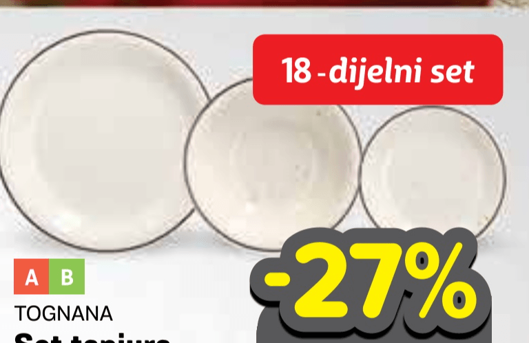 Tognana Set tanjura 18-dijelni set Tognana
