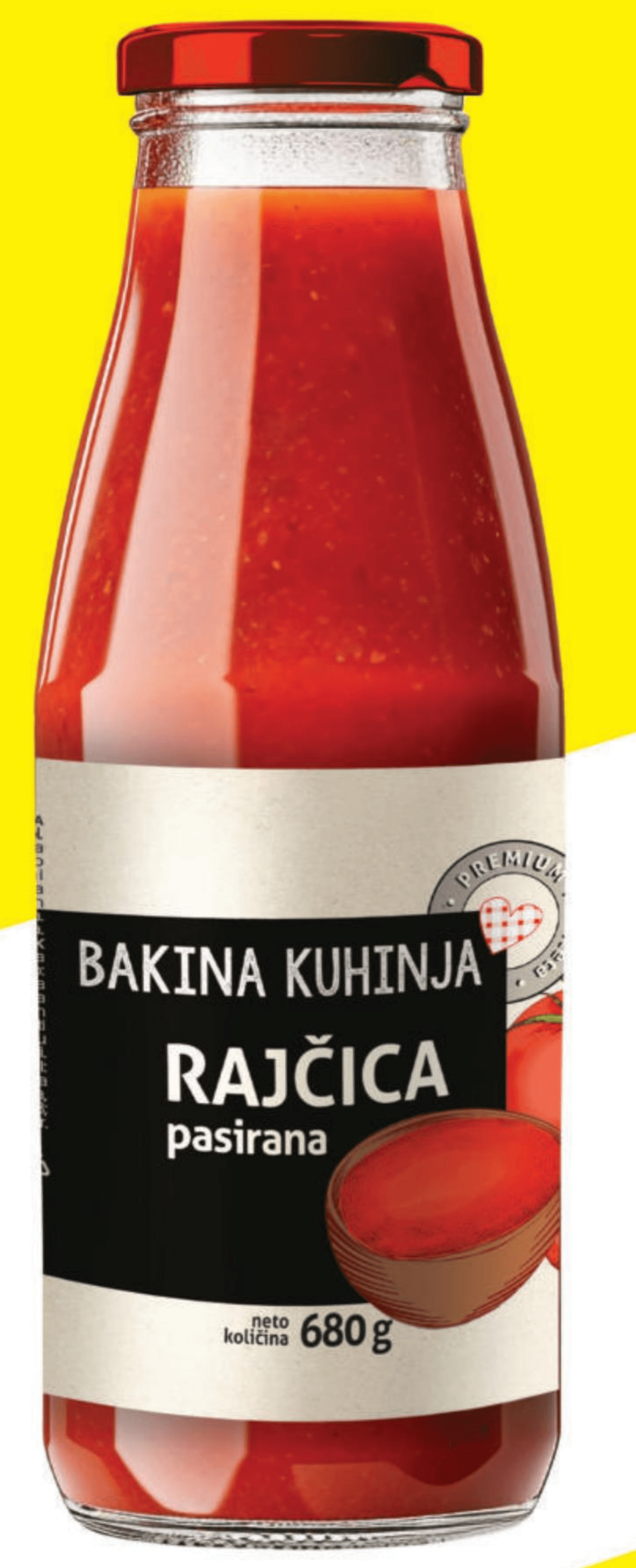 Bakina Kuhinja Rajčica pasirana 680 g