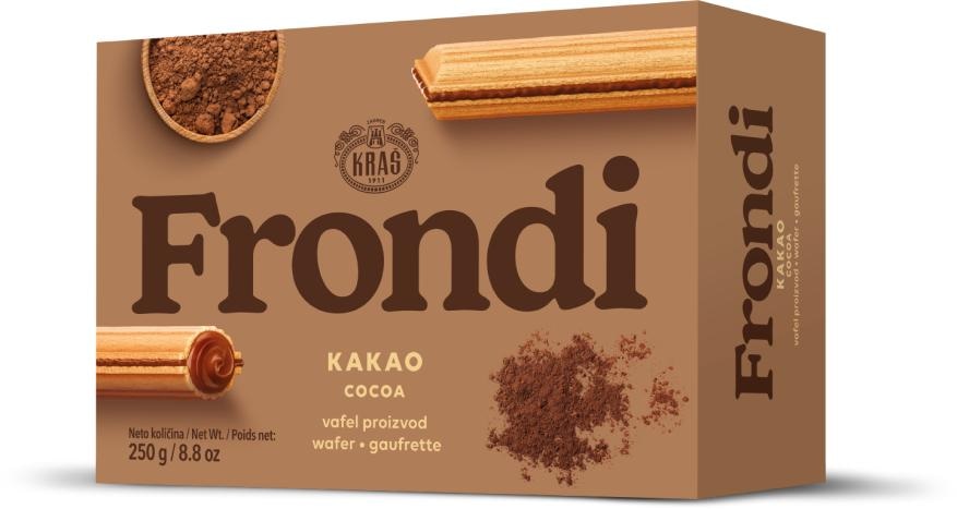 Frondi Vafel Tamni Kakao 225 g