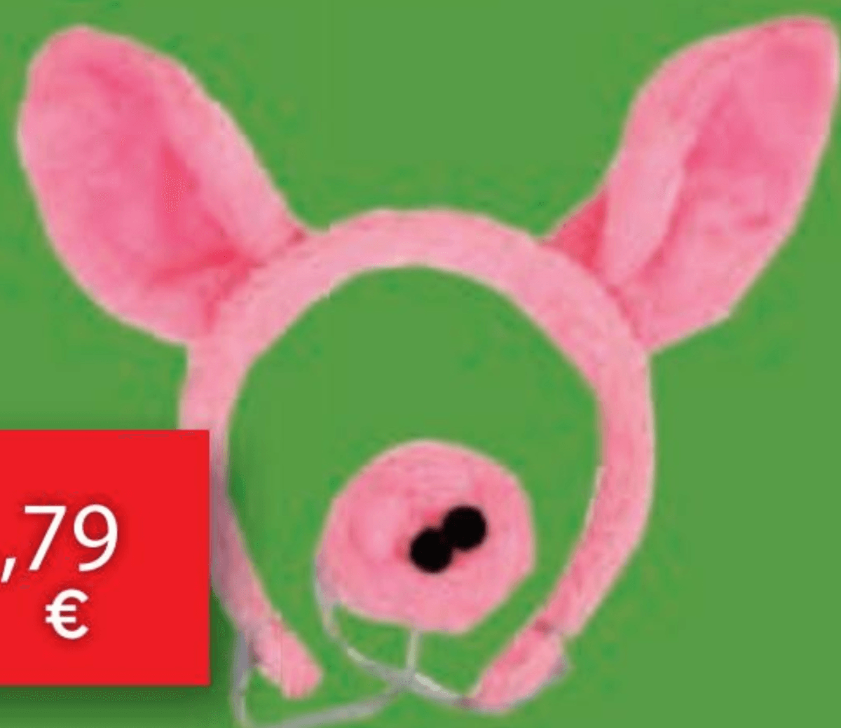 Maska set prase 1 kom - Akcija u trgovini Djelo