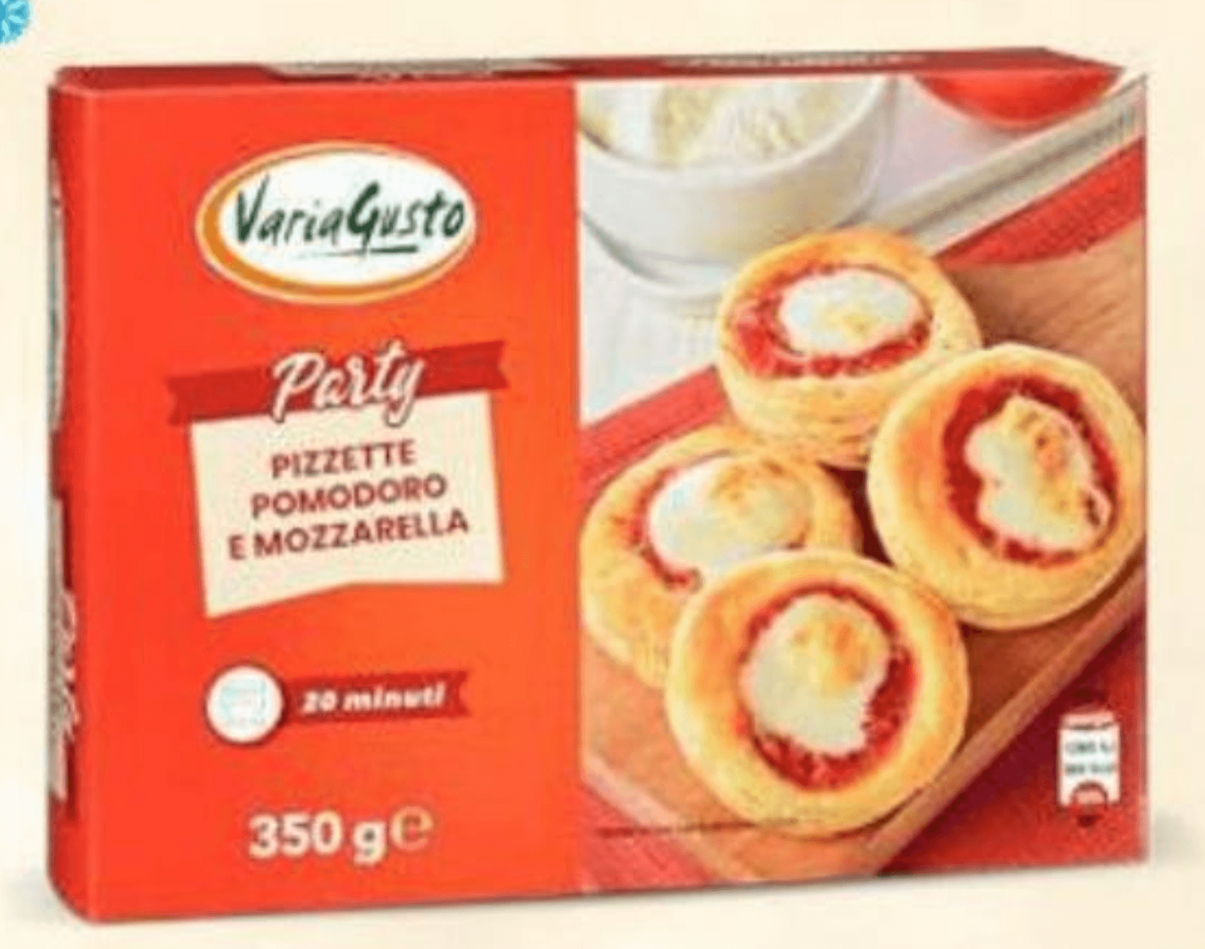 Mini Lisnato Rajčica i Mozzarella 350 g