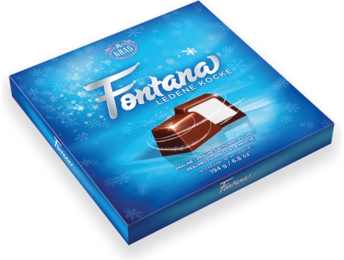 KRAŠ Fontana Ledene kocke Praline 194 g - Akcija u trgovini Ribola