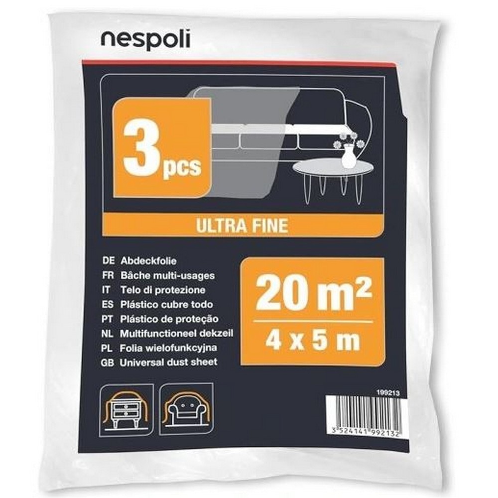 Zaštitna folija NESPOLI 4 x 5 m, 3/1 - Akcija u trgovini Pevex