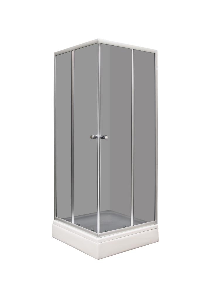 Tuš kabina s kadom GREY 80 x 80 x 205 cm aquaart - Akcija u trgovini Pevex