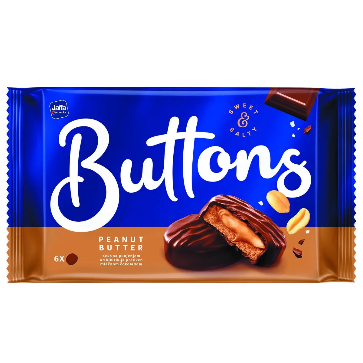 Buttons, Jaffa Čokoladni keks 95 g