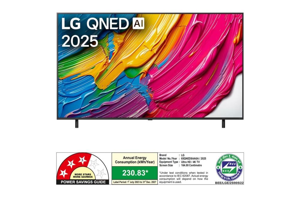 LG QNED AI TV 65QNED80A3A 164 cm