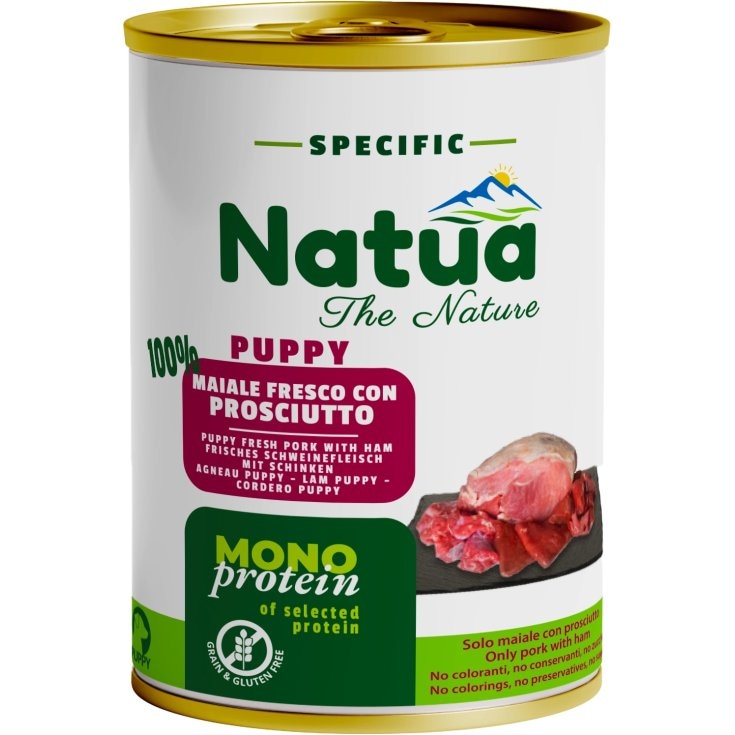 Natua Specific Puppy Maiale Fresco con Prosciutto 400 g - Akcija u trgovini Pet Home