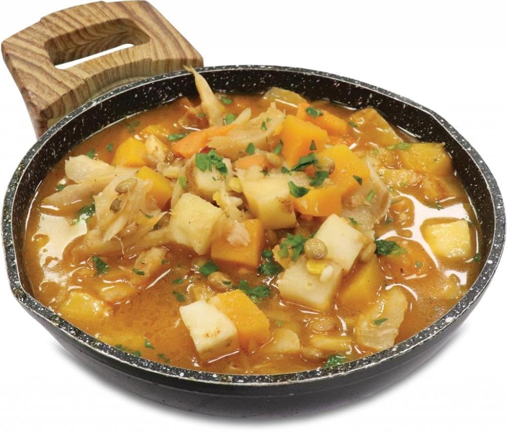 Bakalar s lećom 100 g