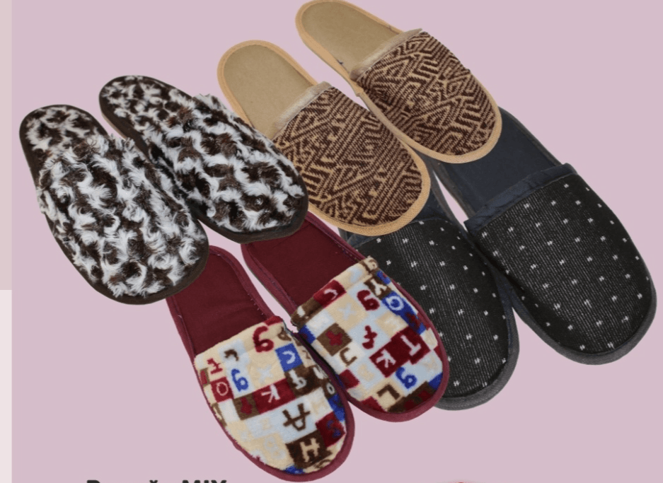 Papuče MIX 1 par - Akcija u trgovini Boso