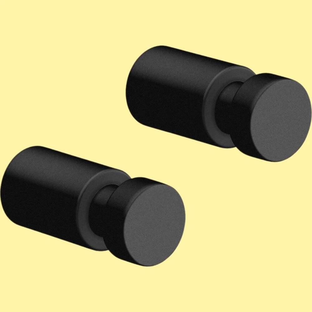 Kukica za ručnik Vida ili Nero 2 kom., Ø 3,5 cm