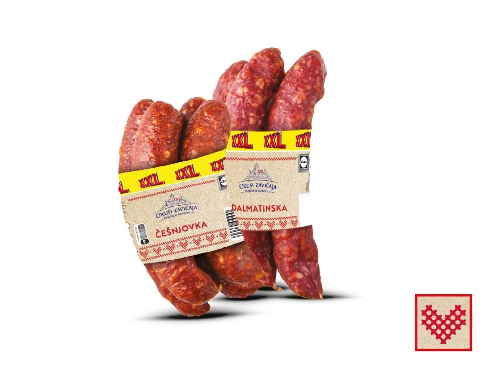 Dalmatinska kobasica ili češnjovka XXL 400 g