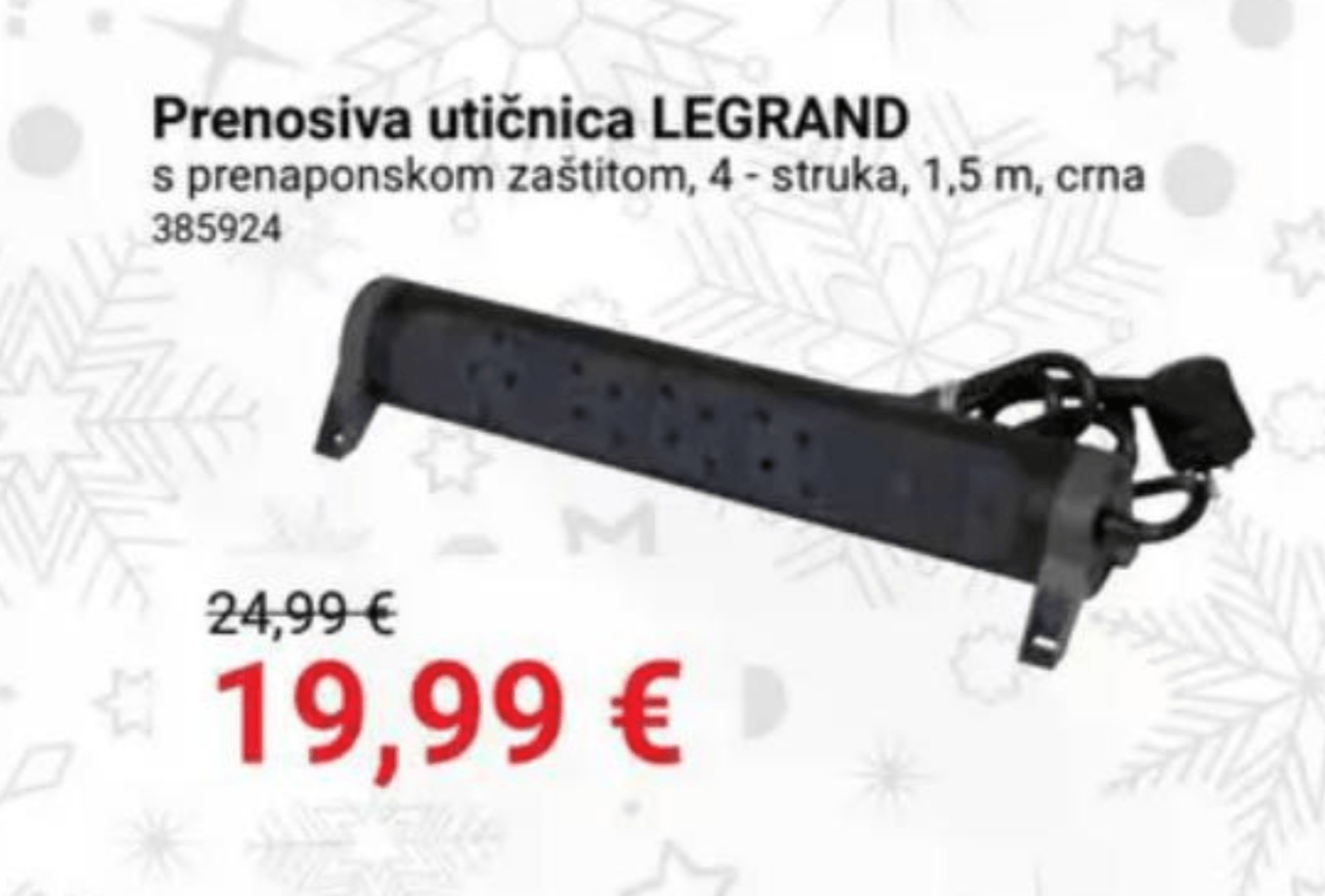 Prenosiva utičnica LEGRAND