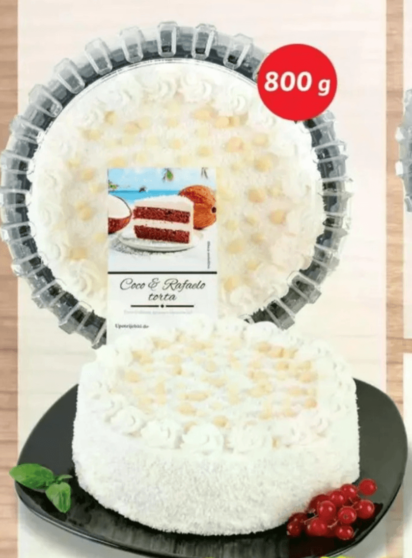 Coco&Rafaello torta 800 g - Akcija u trgovini Plodine