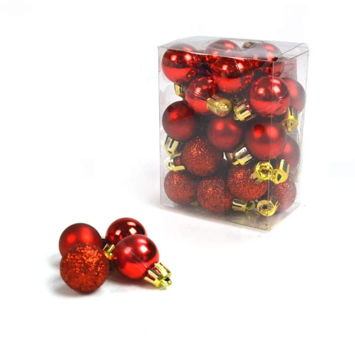 Božićne kugle mini 24 kom