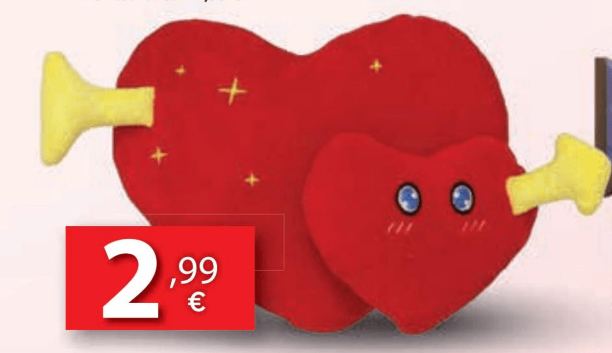 PliŔanac srce 1 kom - Akcija u trgovini Djelo