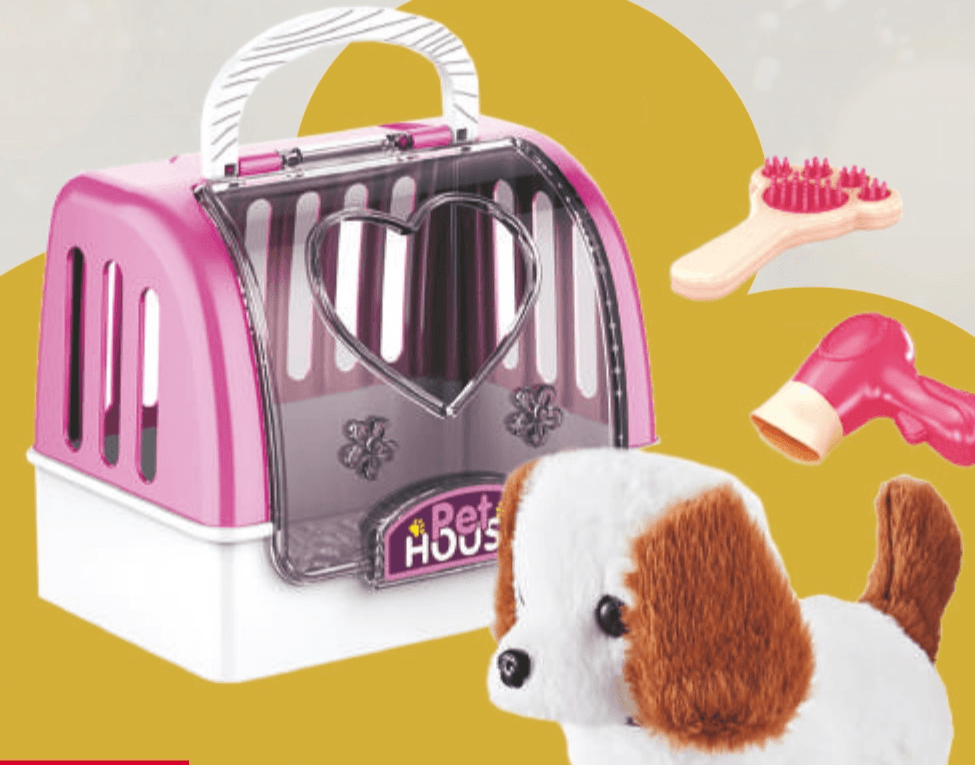 Igračka ljubimac s kućicom i dodacima 1 kom