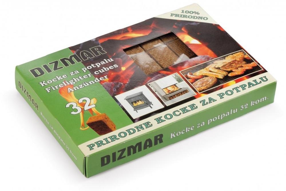 Kocke za potpalu prirodne 1 pak Dizmar - Akcija u trgovini Spar