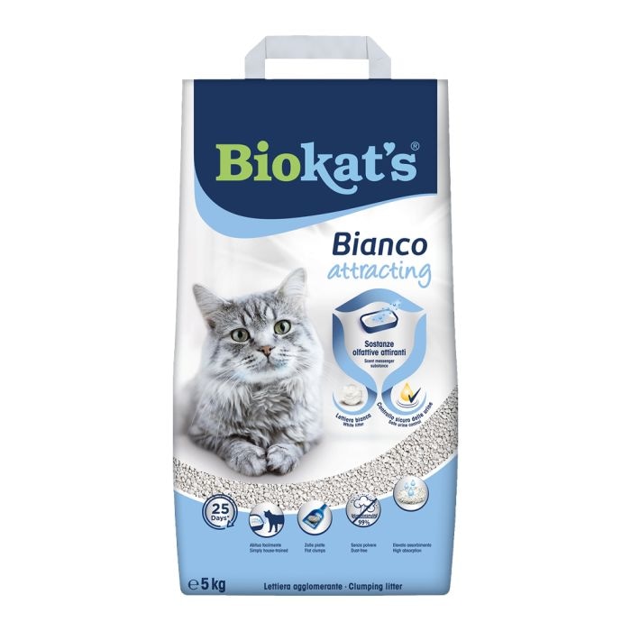 Biokat's Bianco Attracting pijesak za mačke 5 kg - Akcija u trgovini Zoo City