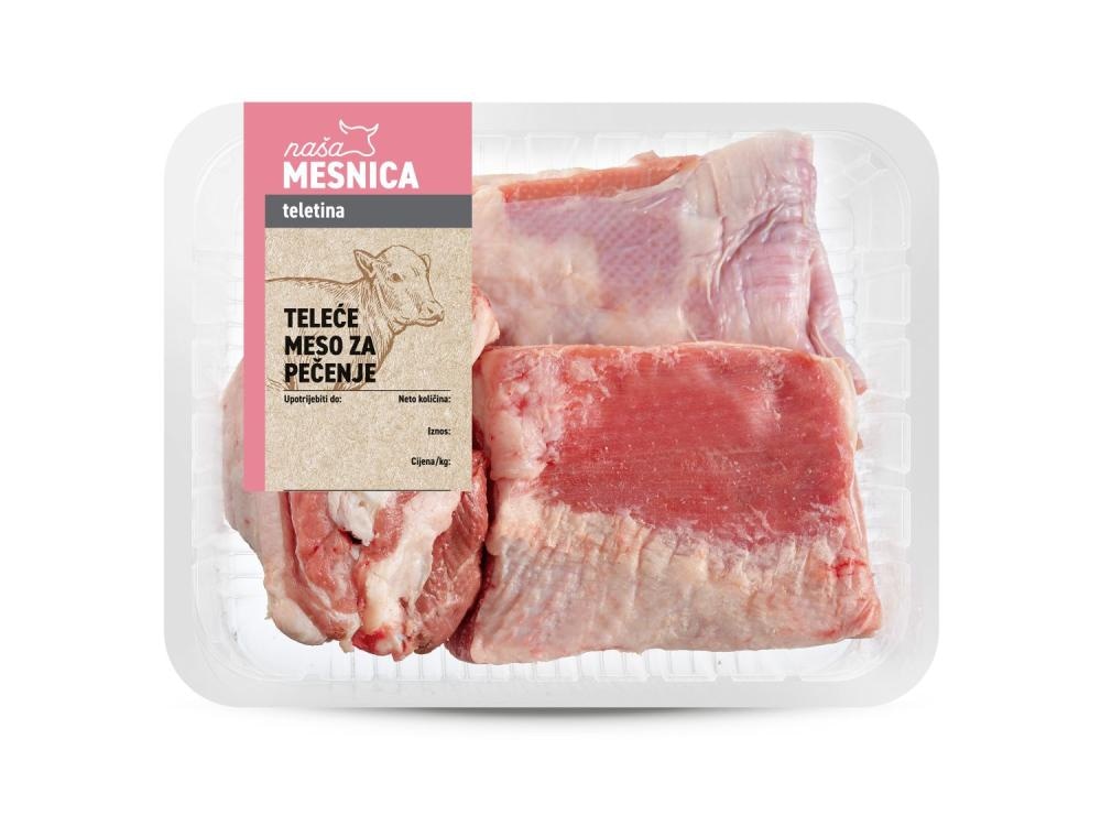 Svježa mlada teletina za pečenje cca 2 kg