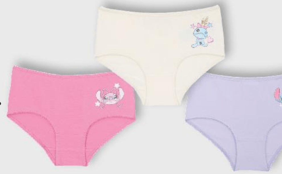 Gaćice za djevojčice 3 kom - Akcija u trgovini Kaufland