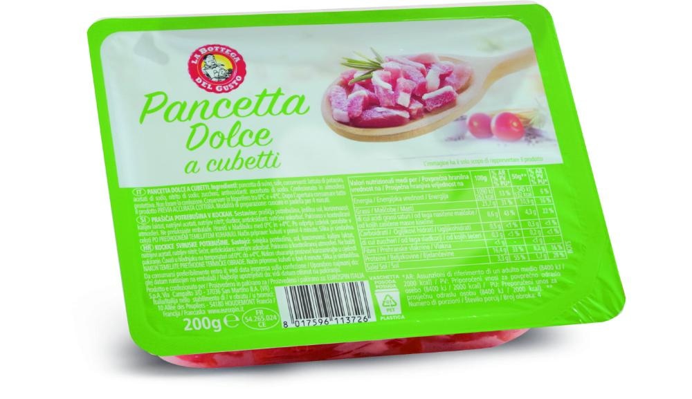 La Bottega del Gusto Panceta dimljena kockice 200 g - Akcija u trgovini Eurospin
