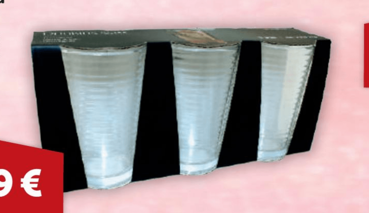 Čaše Alpina 3 kom - Akcija u trgovini Boso