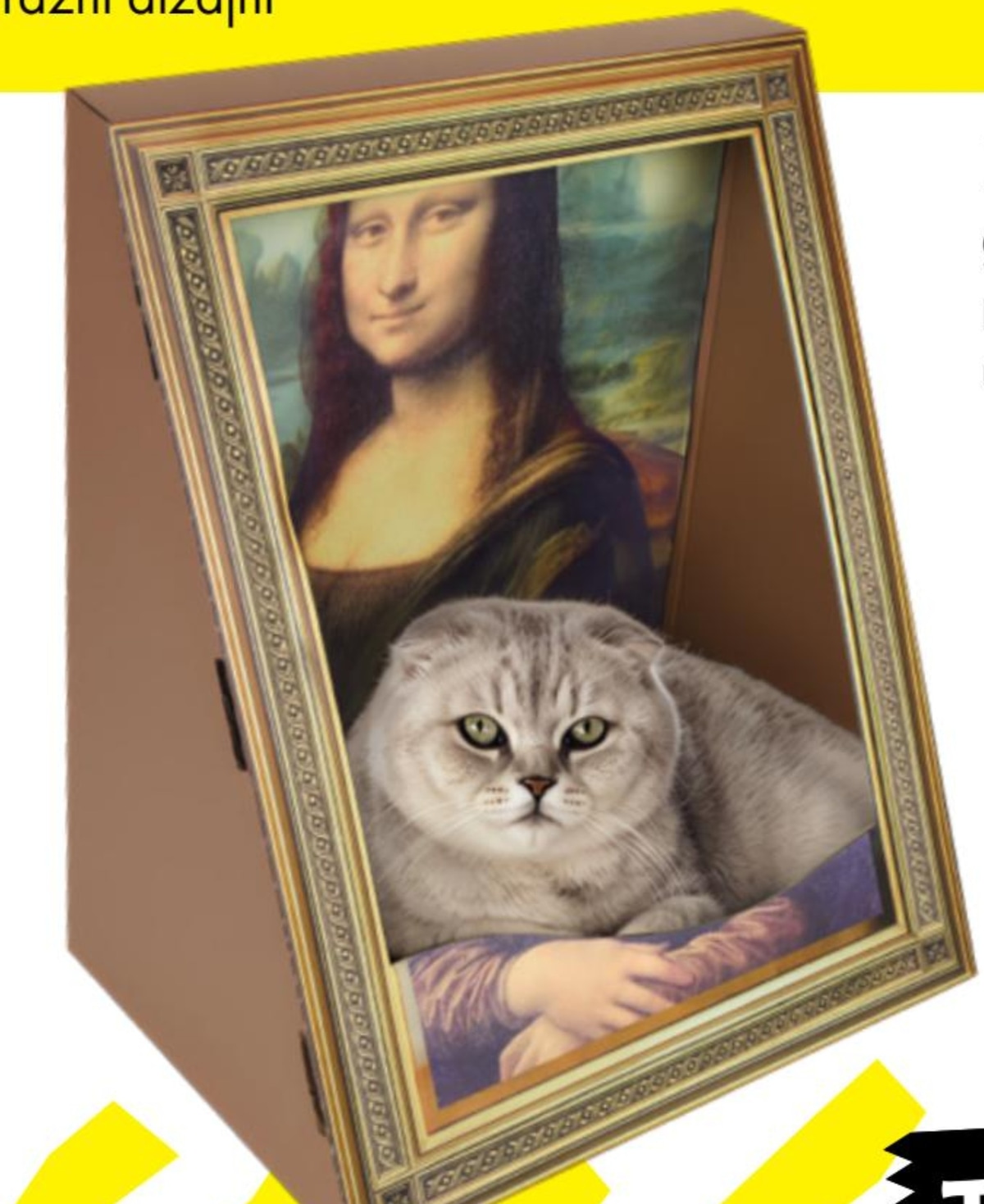 Kartonska grebalica za mačke - Akcija u trgovini Tedi