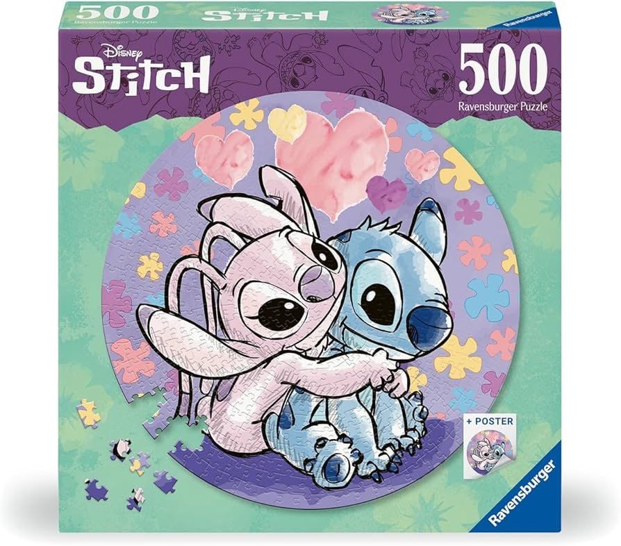 Ravensburger Puzzle Okrugli Stitch 500 dijelova