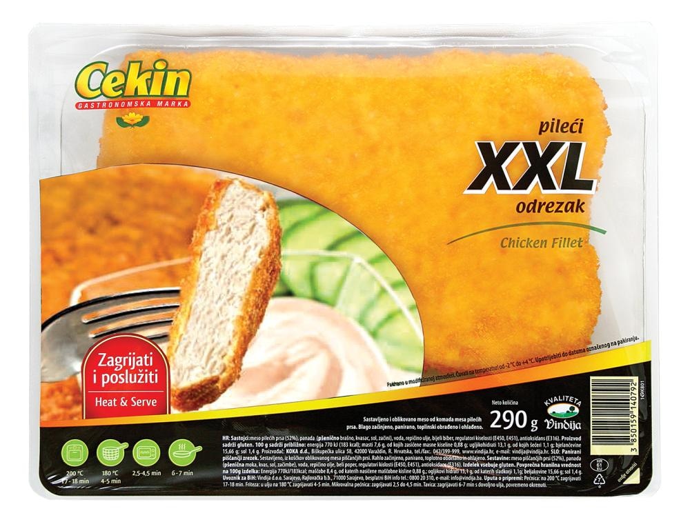 Cekin Panirani pileći odrezak 290 g Cekin